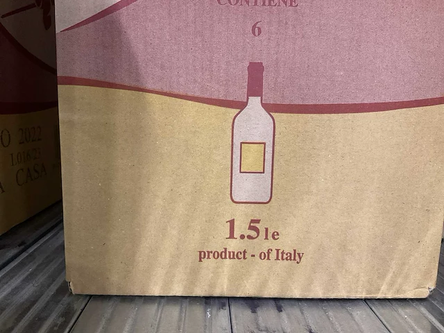2021 della casa rode wijn 1,5 liter (6x) - afbeelding 3 van  3