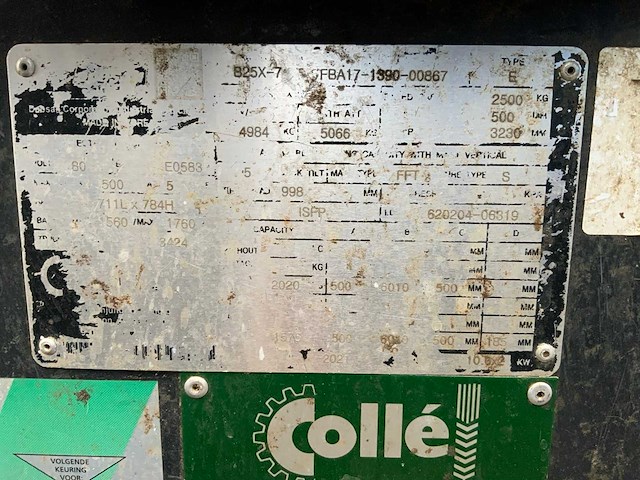 2021 doosan b25x-7 vorkheftruck - afbeelding 8 van  17