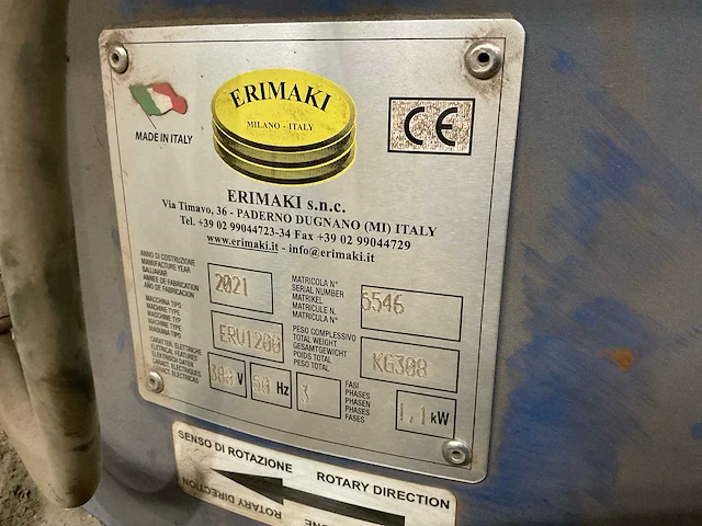2021 erimaki erv1200 schudzeef - afbeelding 5 van  5