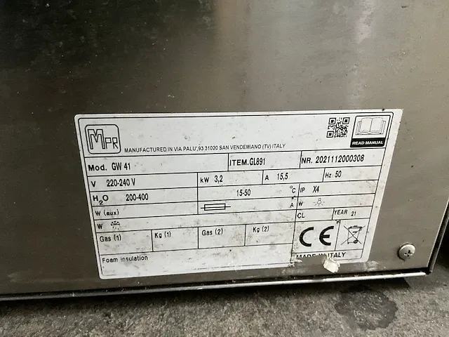 2021 gastrom gw 41 glazenspoelmachine - afbeelding 6 van  6