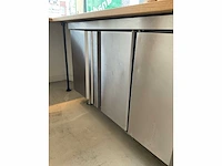 2021 ggmgastro premium ktf227nd 4-deurs rvs koelwerkbank - afbeelding 8 van  13