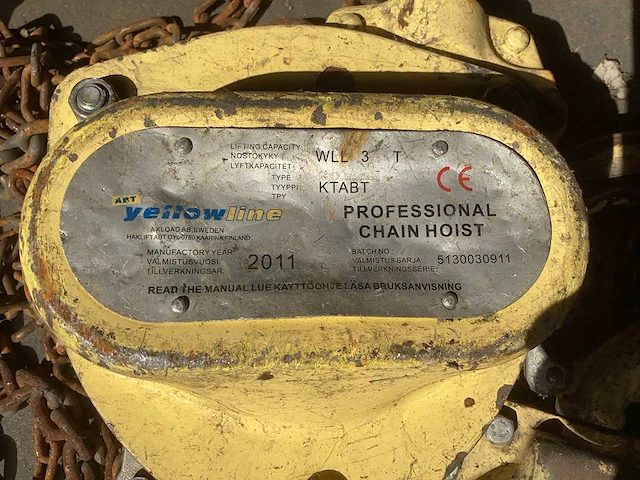 2021 haklift & powertex wll3t & plh32 kettingtakel (2x) - afbeelding 3 van  4