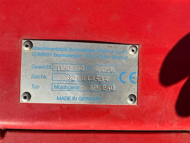2021 humus sp 240 klepelmaaier - afbeelding 13 van  20