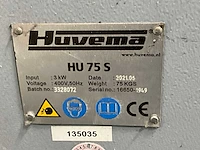 2021 huvema hu 75 s bandschuurmachine - afbeelding 4 van  12