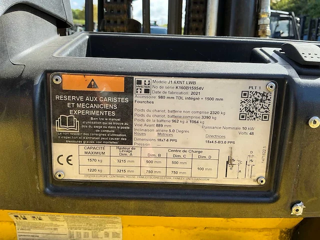 2021 hyster j1.6 xnt lwb - afbeelding 24 van  30