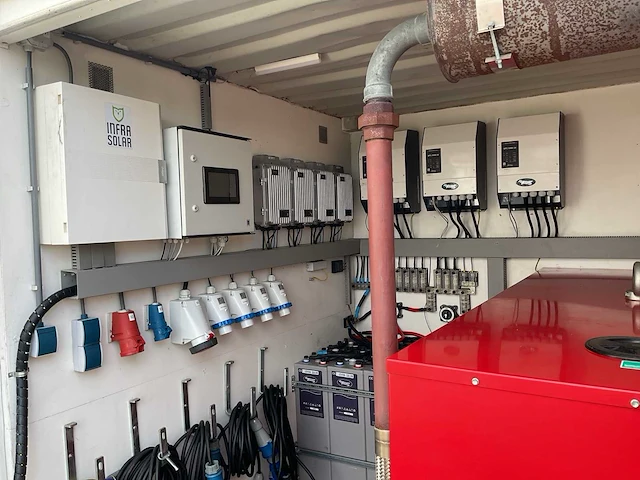 2021 infra solar 1904 off-grid/hybride energy unit 44kva/66,2kwh - afbeelding 33 van  34