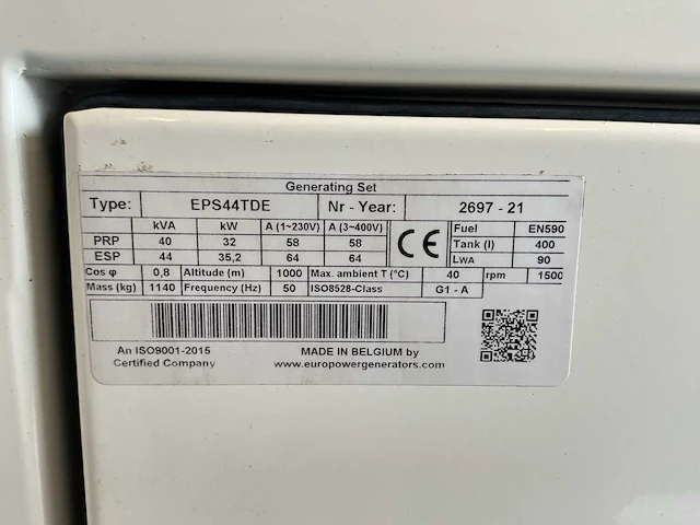 2021 infra solar 1905 off-grid/hybride energy unit 44kva/66,2kwh - afbeelding 13 van  42