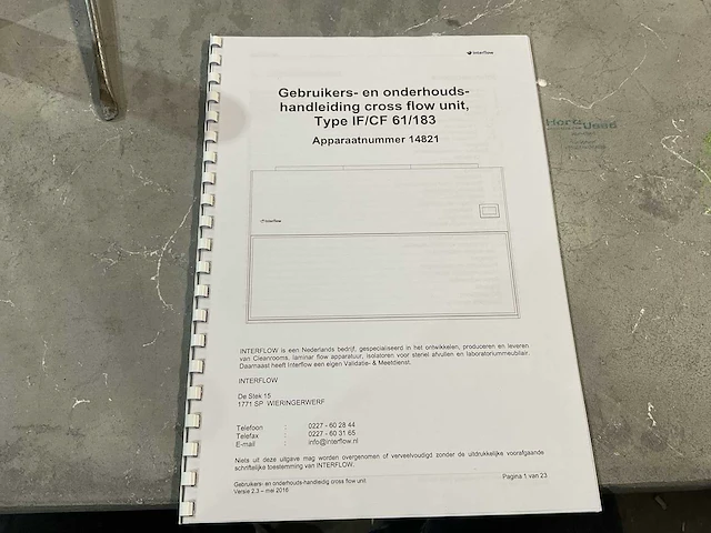 2021 interflow hepa filter installatie ongebruikt - afbeelding 28 van  31