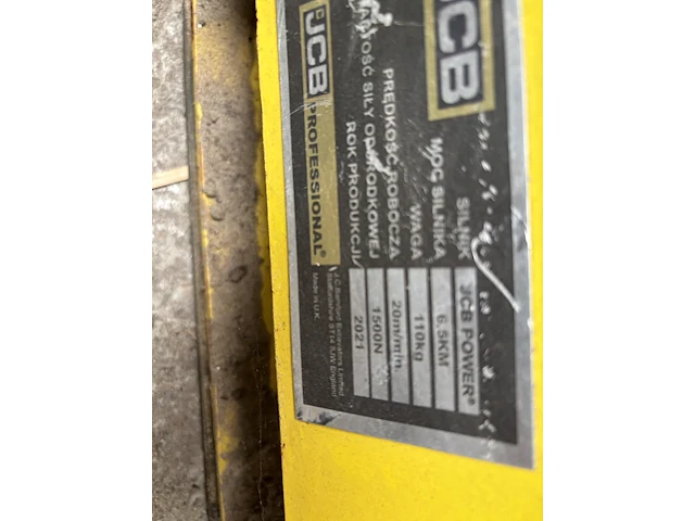 2021 jcb lcv-752 trilplaat - afbeelding 4 van  5