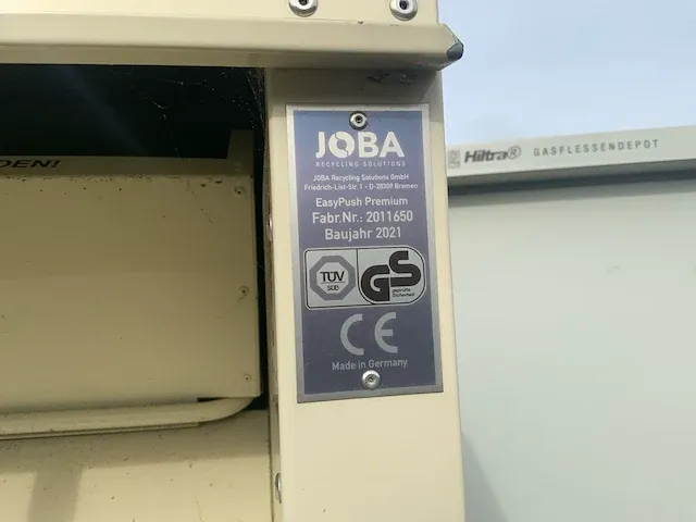 2021 joba easy push premium kledingcontainer - afbeelding 10 van  12