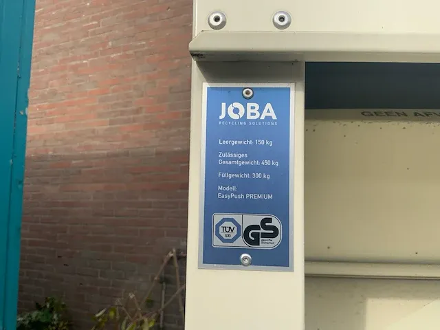2021 joba easy push premium kledingcontainer - afbeelding 11 van  12