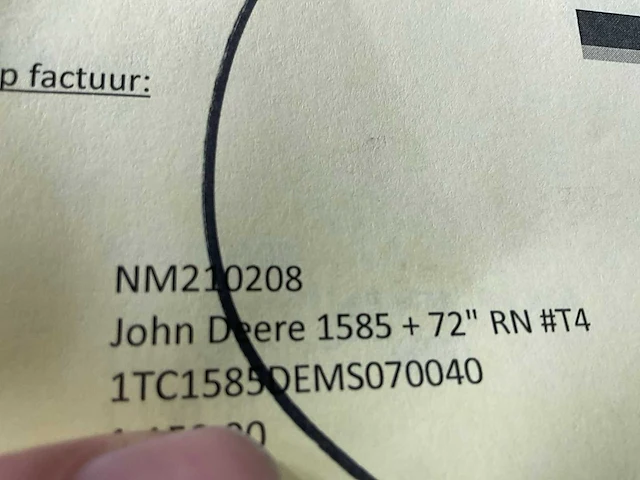 2021 john deere 1585 terraincut zitmaaier - afbeelding 18 van  25