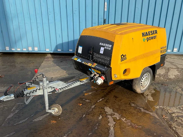 2021 kaeser e-power m50e mobiele luchtcompressor elektrisch - afbeelding 1 van  12
