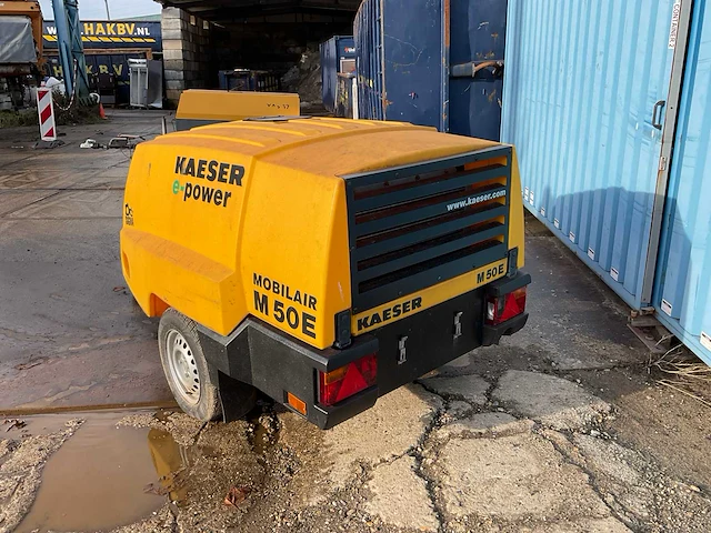 2021 kaeser e-power m50e mobiele luchtcompressor elektrisch - afbeelding 6 van  12