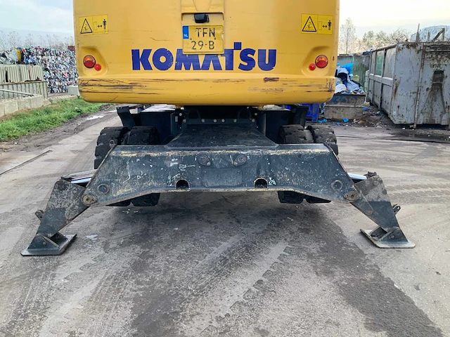 2021 komatsu pw180-11e0 wielgraafmachine - afbeelding 3 van  43