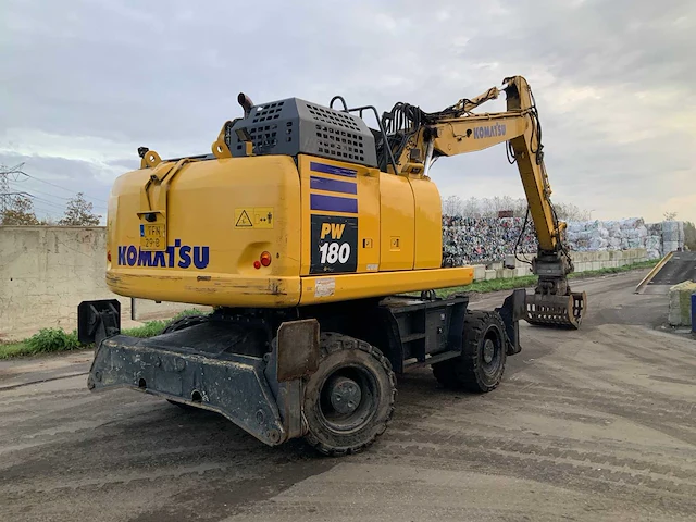 2021 komatsu pw180-11e0 wielgraafmachine - afbeelding 40 van  43