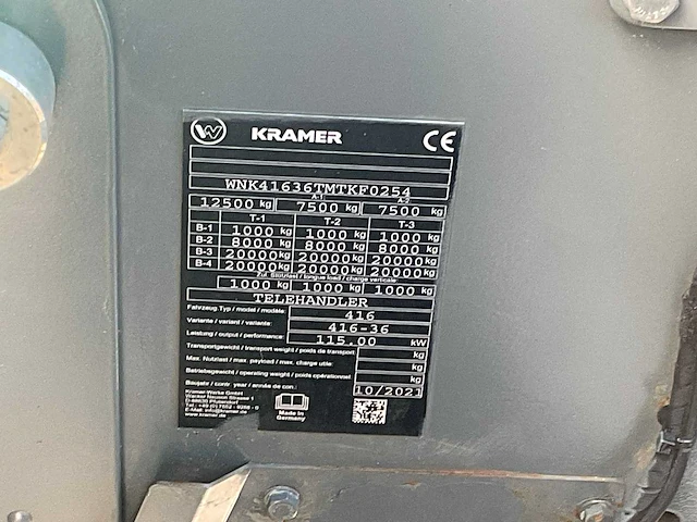 2021 kramer kt 559 verreiker - afbeelding 25 van  31