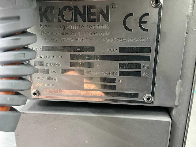 2021 kronen spirello s024 rvs groentesnijmachine - afbeelding 2 van  10