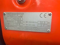 2021 kubota kx019-4 minigraafmachine - afbeelding 15 van  22