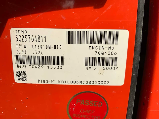 2021 kubota l1361 vierwielaangedreven landbouwtractor - afbeelding 19 van  41