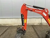 2021 kubota u10-3 ergo control minigraafmachine - afbeelding 10 van  35