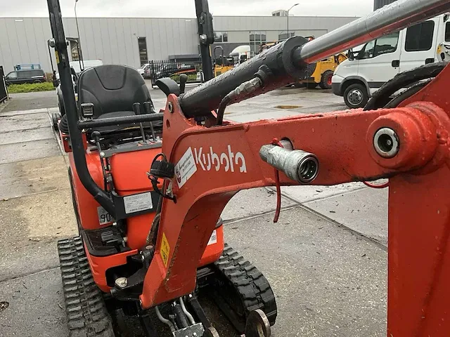 2021 kubota u10-3 ergo control minigraafmachine - afbeelding 13 van  35