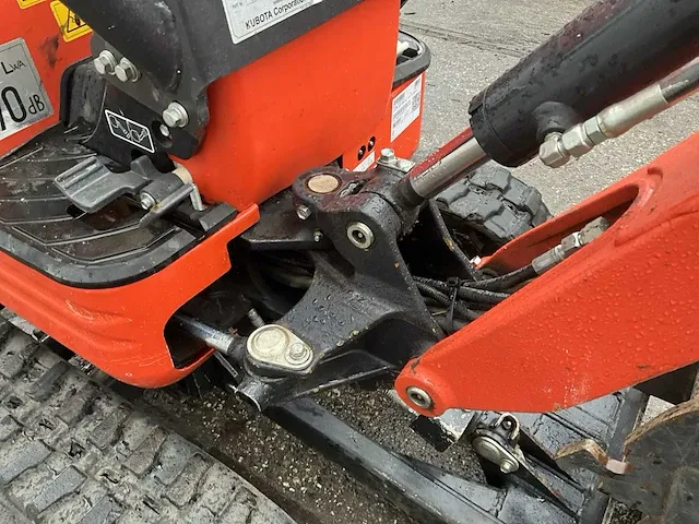 2021 kubota u10-3 ergo control minigraafmachine - afbeelding 14 van  35