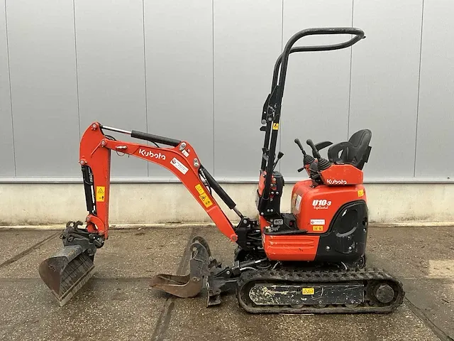 2021 kubota u10-3 ergo control minigraafmachine - afbeelding 12 van  35