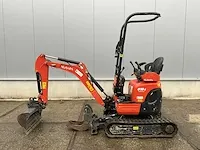 2021 kubota u10-3 ergo control minigraafmachine - afbeelding 12 van  35