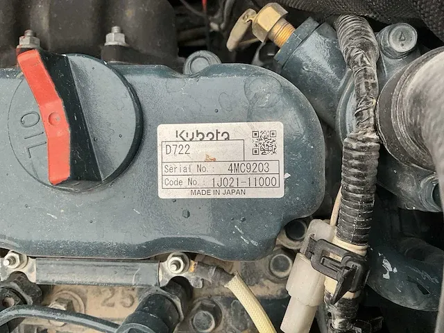 2021 kubota u10-3 ergo control minigraafmachine - afbeelding 26 van  35