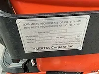 2021 kubota u10-3 ergo control minigraafmachine - afbeelding 27 van  35