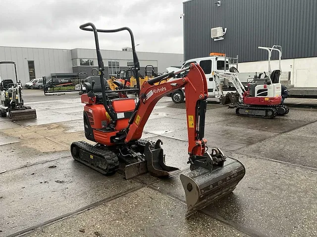 2021 kubota u10-3 ergo control minigraafmachine - afbeelding 32 van  35