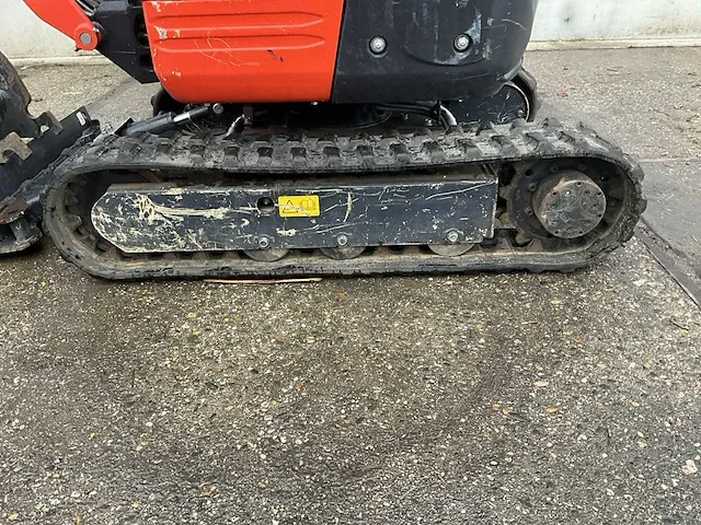 2021 kubota u10-3 ergo control minigraafmachine - afbeelding 34 van  35