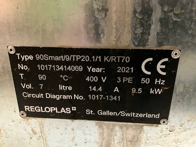 2021 kuwatec regoplas 90smart tempereerapparaat - afbeelding 5 van  5