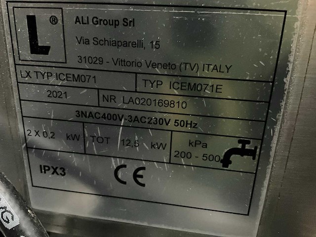 2021 lainox icem071 combisteamer - afbeelding 6 van  6