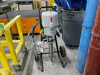 2021 larius sirio 30:1 airless pneumatische pomp op trolley