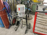 2021 larius sirio 30:1 airless pneumatische pomp op trolley