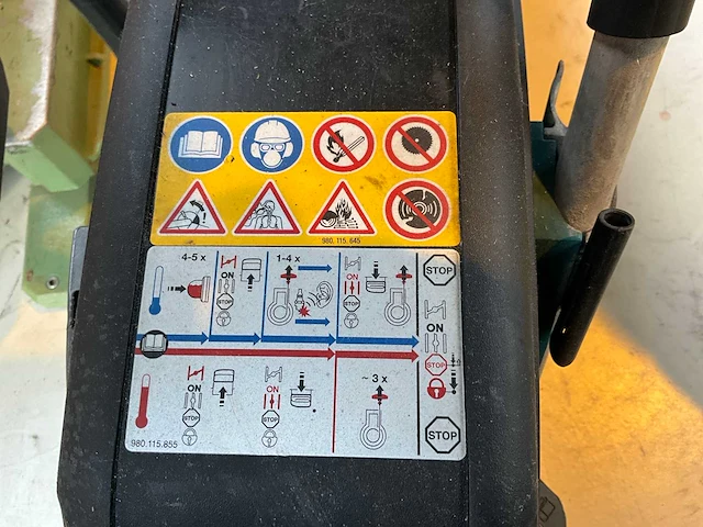 2021 makita ek6101 betonzaag - afbeelding 3 van  5