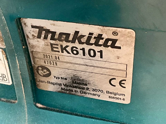 2021 makita ek6101 betonzaag - afbeelding 5 van  5