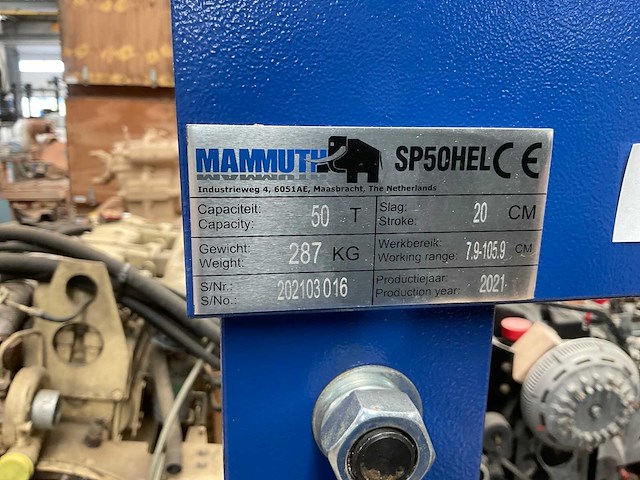2021 mammuth sp50hel garagepers - afbeelding 8 van  8