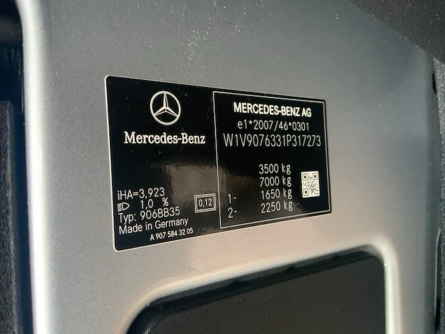 2021 mercedes-benz 317cdi sprinter bedrijfswagen - afbeelding 36 van  47
