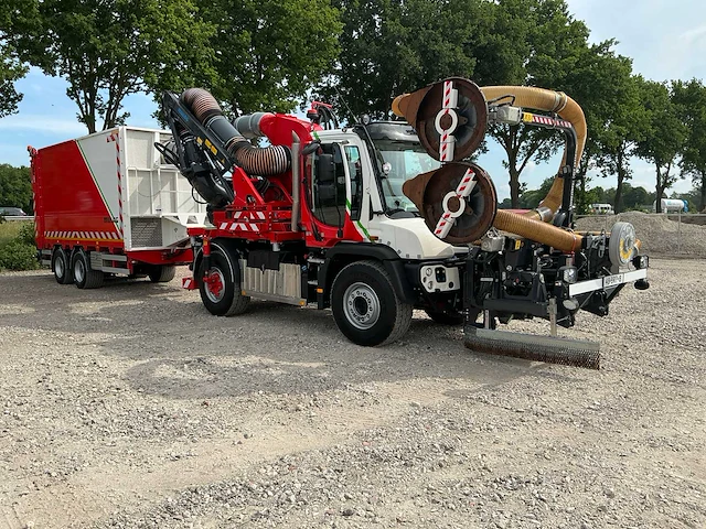 2021 mercedes-benz unimog uge-453 met gögl mht 1700 aanhangwagen - afbeelding 12 van  42