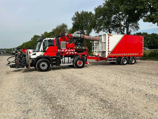 2021 mercedes-benz unimog uge-453 met gögl mht 1700 aanhangwagen - afbeelding 12 van  45