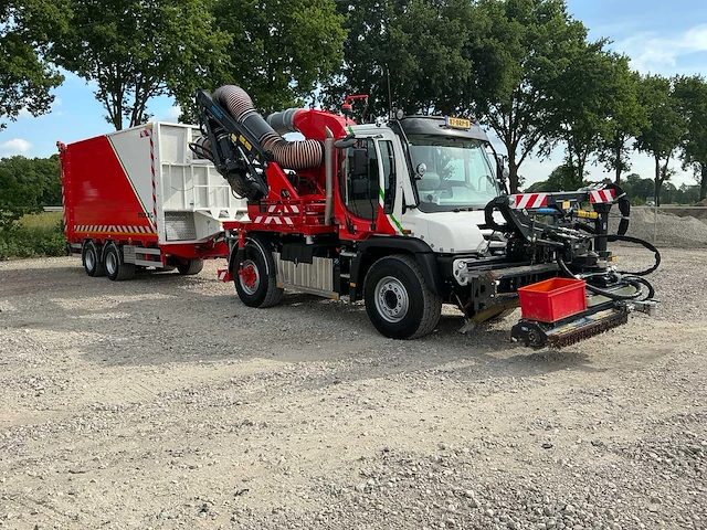 2021 mercedes-benz unimog uge-453 met gögl mht 1700 aanhangwagen - afbeelding 34 van  45