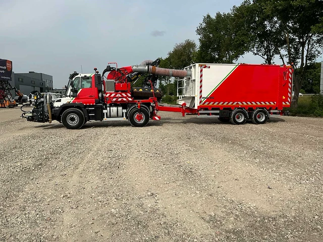 2021 mercedes-benz unimog uge-453 met gögl mht 1700 aanhangwagen - afbeelding 44 van  45