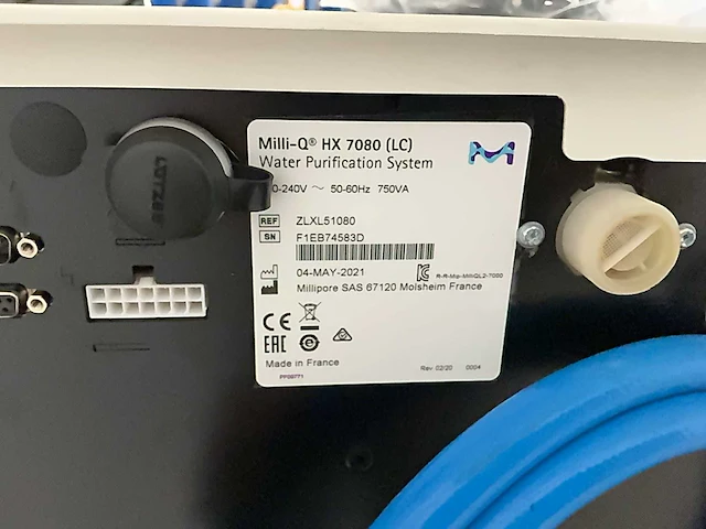 2021 milli-q hx 7080 laboratorium-grade waterzuiveringssysteem - afbeelding 8 van  22