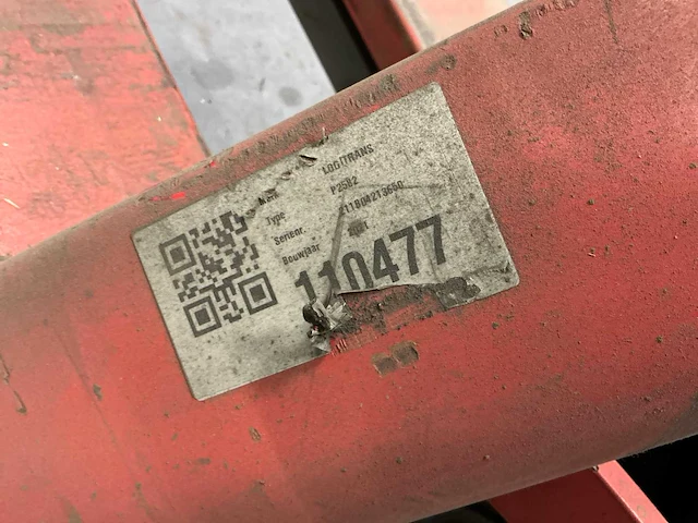 2021 panther p2582 hand hydraulische palletwagen - afbeelding 5 van  5