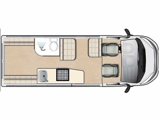 2021 peuget auto-sleepers fairford plus camper - afbeelding 63 van  70