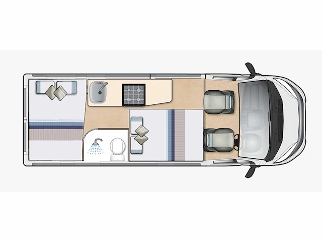 2021 peuget auto-sleepers fairford plus camper - afbeelding 64 van  70