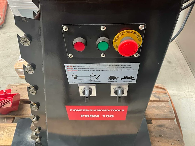 2021 pioneer diamond tools pbsm 100 bandschuurmachine - afbeelding 15 van  15